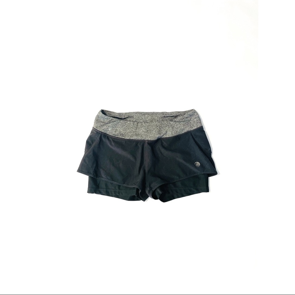 MPG Women’s S Grey running shorts w/ spandex